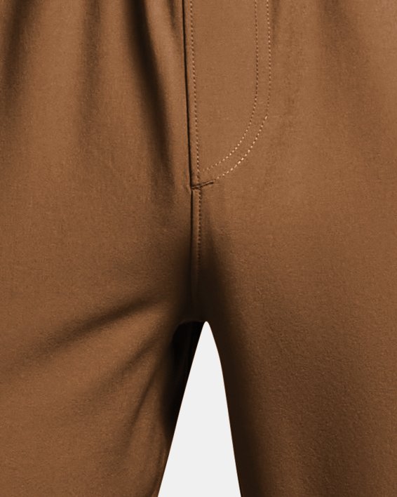 Men's UA Unstoppable Cargo Shorts in Brown image number 4