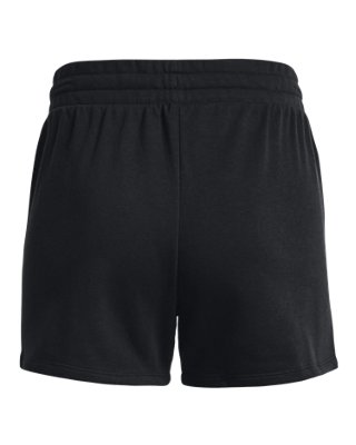 Shorts UA Rival Terry para Mujer, Black, pdpMainDesktop image number 5