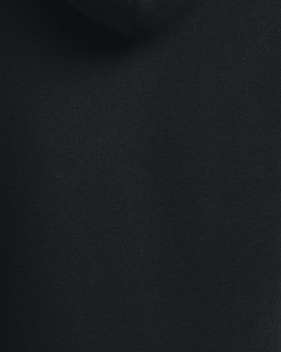 เสื้อฮู้ด Project Rock Rival Fleece Applique สำหรับเด็กผู้ชาย in Black image number 1