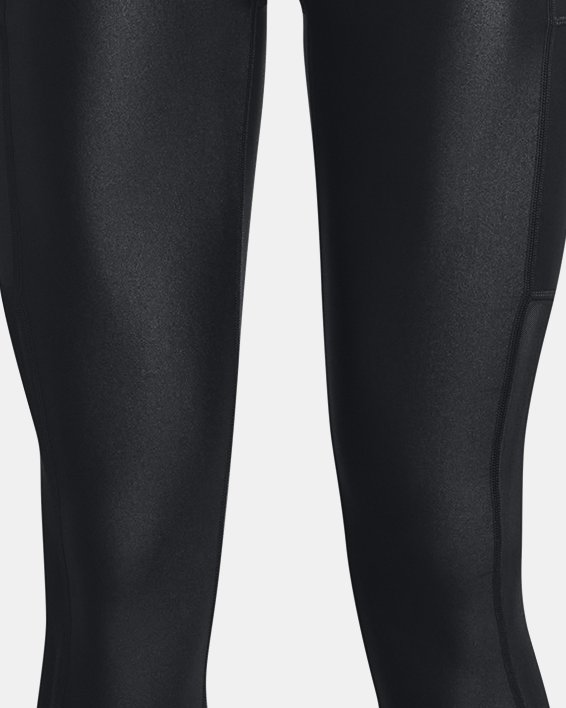 กางเกงรัดรูปเหนือข้อเท้า UA Iso-Chill Run สำหรับผู้หญิง in Black image number 8