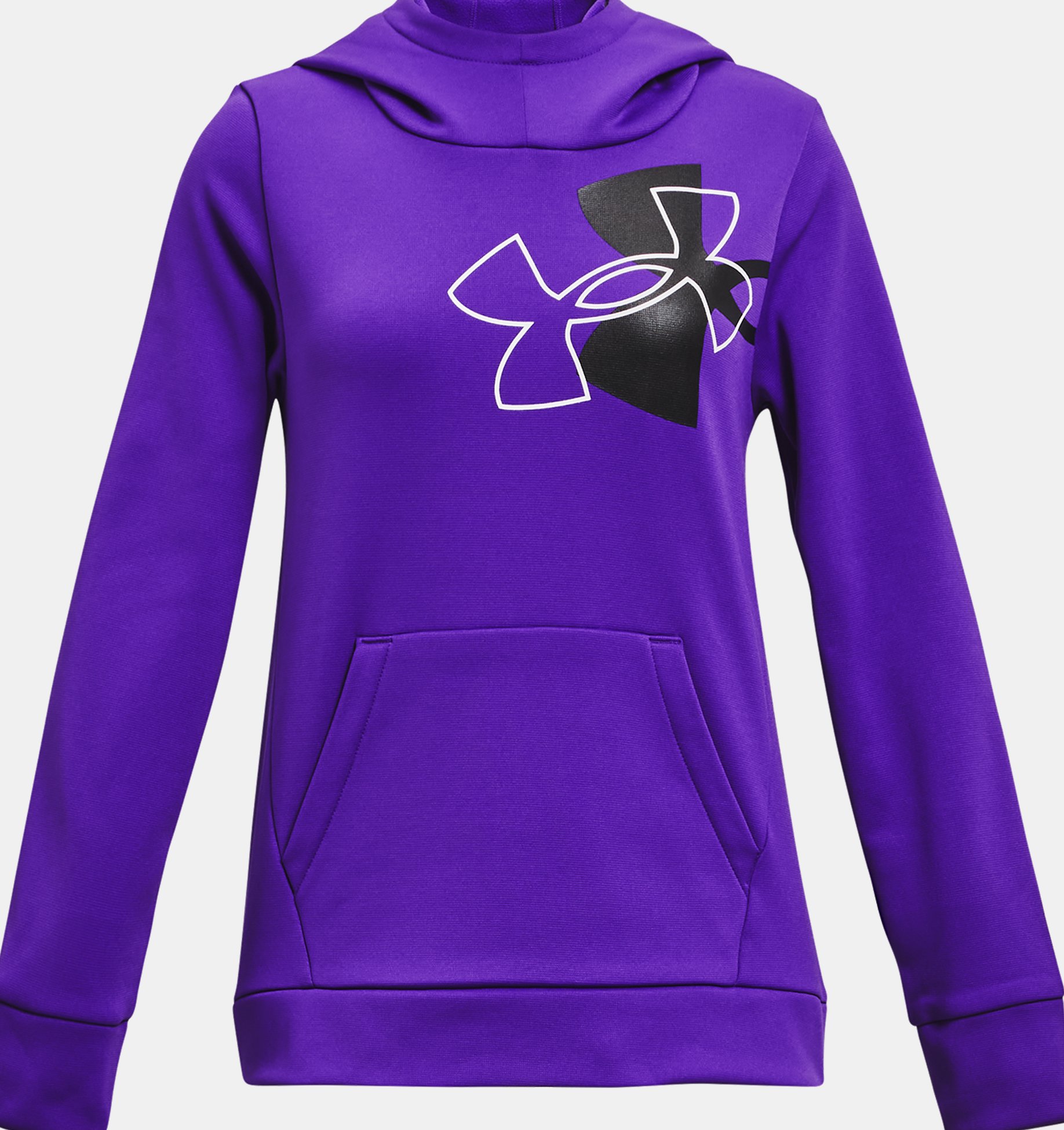 Girls' Armour Fleece® Logos Hoodie, Purple, pdpZoomDesktop image number 0