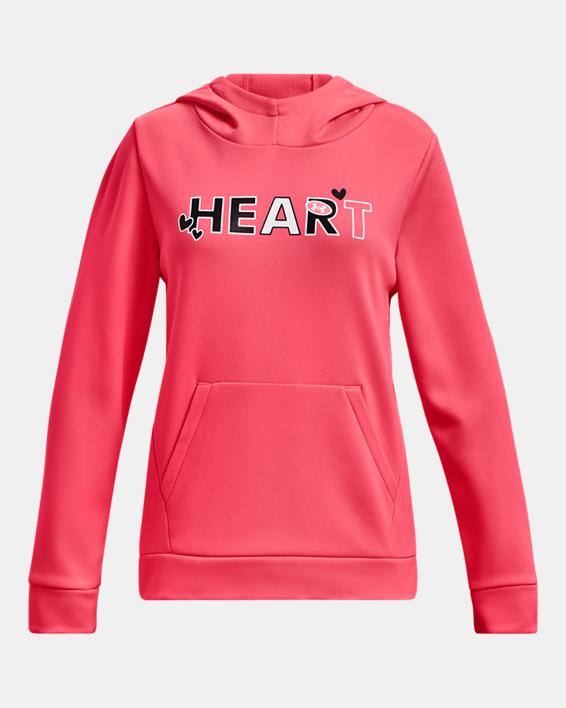 Girls' Armour Fleece® Heart Hoodie