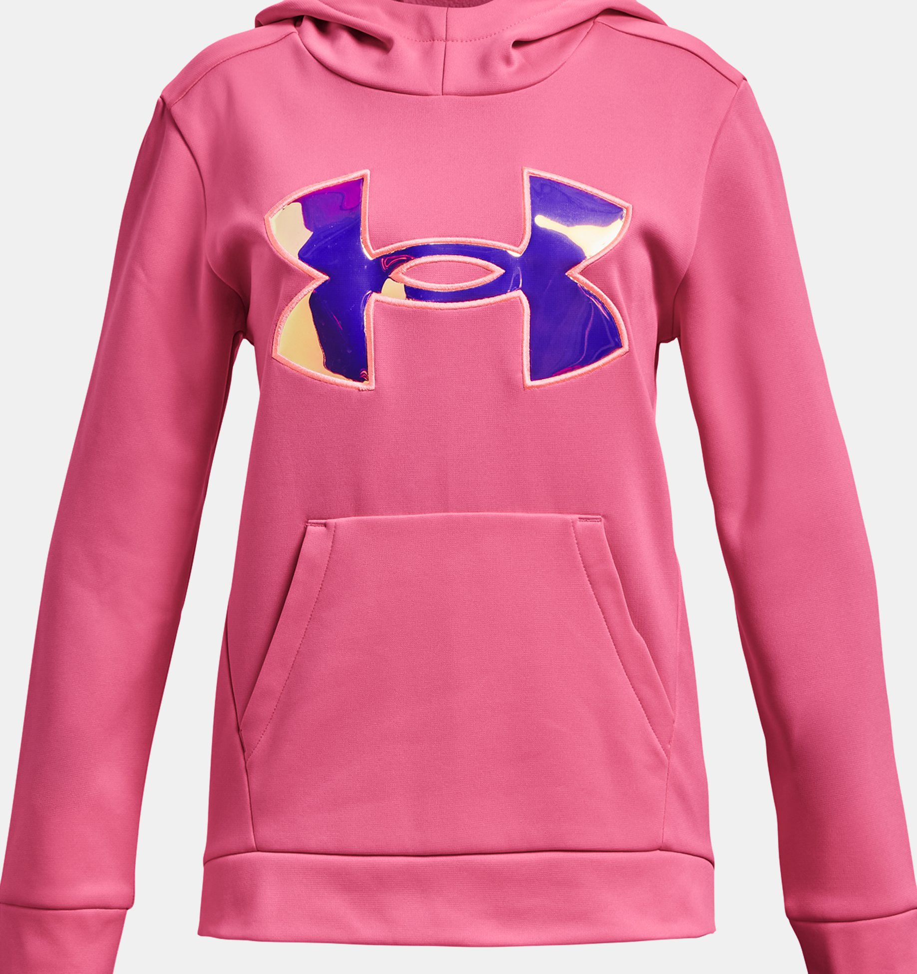 sigaar Temerity Dakloos Girls' Armour Fleece® Iridescent Big Logo Hoodie | Under Armour