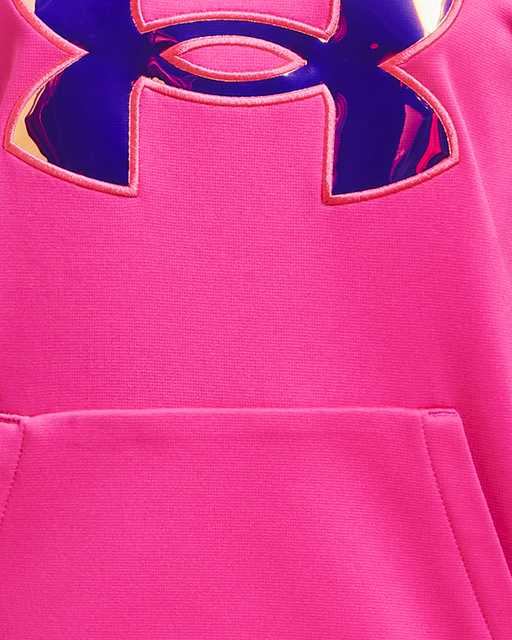 Girls Under Armour cold gear pink hoodie & cargo leggings size YSM ( NWT)