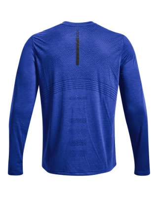 Playera manga larga UA Breeze Run Anywhere para hombre, Blue, pdpMainDesktop image number 5