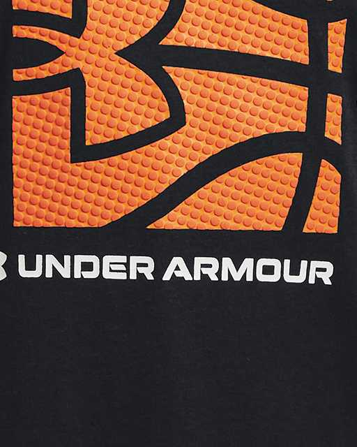 Boys' UA Basketball Box Logo Short Sleeve