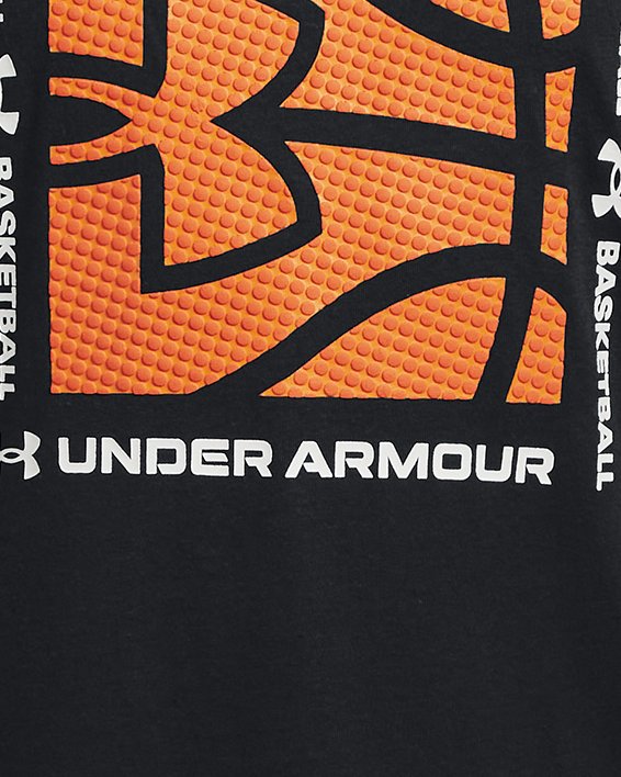 Boys' UA Basketball Box Logo Short Sleeve