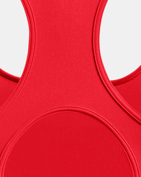Bra deportivo Armour® Mid Padless para mujer, Red, pdpMainDesktop image number 11