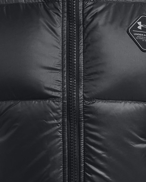 Women's UA Storm ColdGear® Infrared Down Vest, Black, pdpMainDesktop image number 6