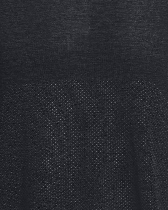 Men's UA Seamless Stride Short Sleeve, Black, pdpMainDesktop image number 4