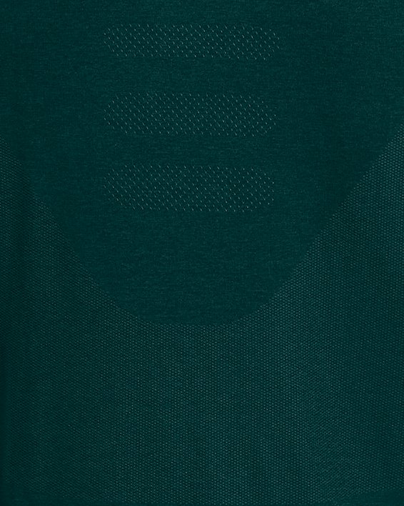 男士UA Seamless Stride短袖T恤 in Blue image number 4