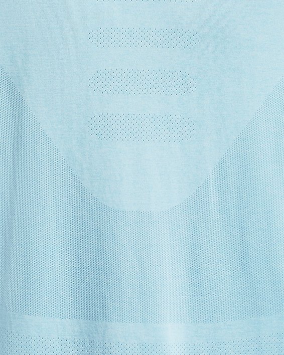 男士UA Seamless Stride長袖T恤 in Blue image number 5