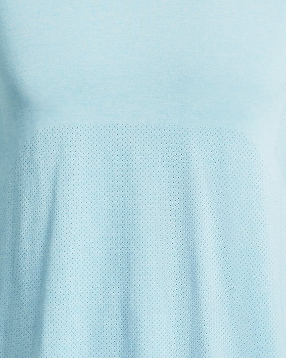 男士UA Seamless Stride長袖T恤 in Blue image number 4
