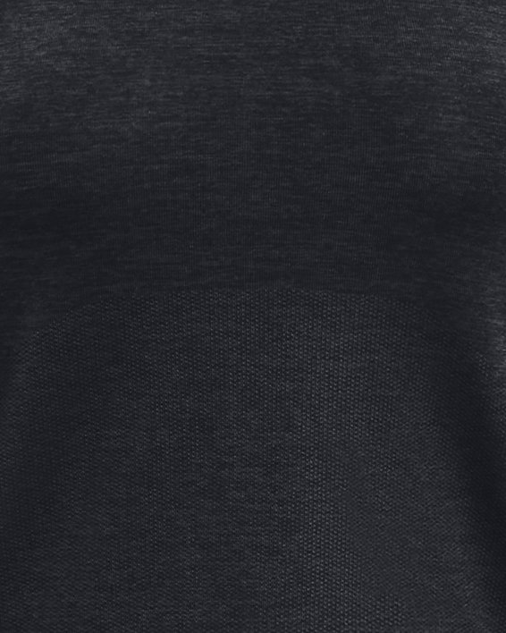 Camiseta de manga corta UA Seamless Stride para mujer, Black, pdpMainDesktop image number 4