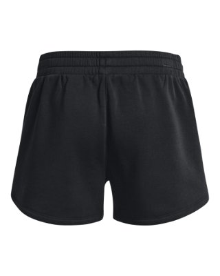 Shorts UA Rival Fleece para mujer, Black, pdpMainDesktop image number 5