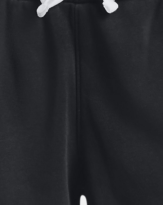 Shorts UA Rival Fleece para mujer, Black, pdpMainDesktop image number 4