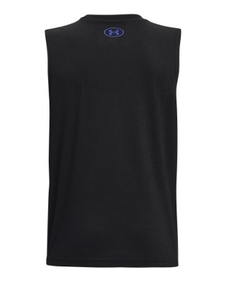 Boys' UA Cotton Muscle Tank image number 1