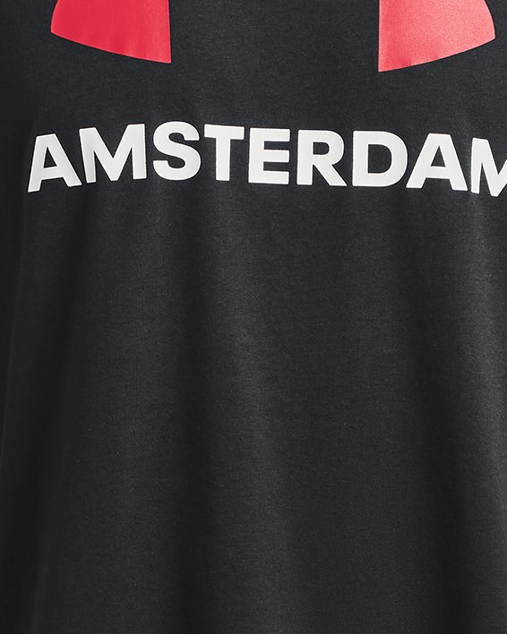 T-shirt męski UA Amsterdam City, Black, pdpMainDesktop image number 4