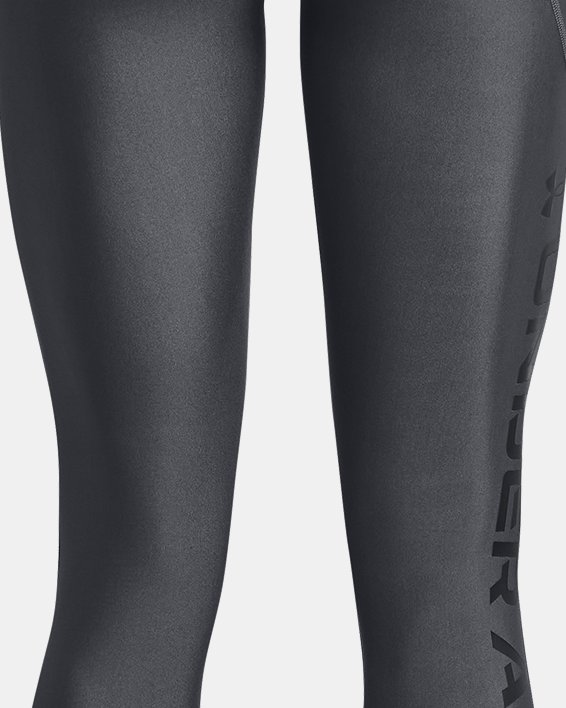 Women's HeatGear® Full-Length Leggings, Gray, pdpMainDesktop image number 5