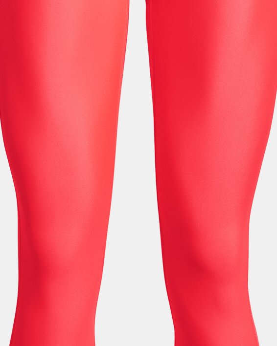 Women's HeatGear® Full-Length Leggings, Red, pdpMainDesktop image number 4