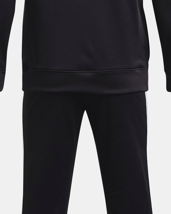 Jungen UA Knit Trainingsanzug mit Kapuze, Black, pdpMainDesktop image number 1