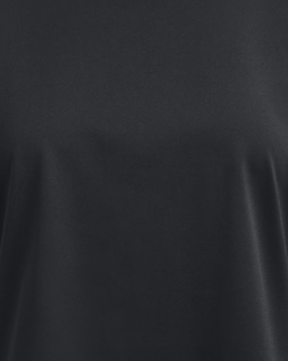 女士UA Meridian短袖T恤 in Black image number 6