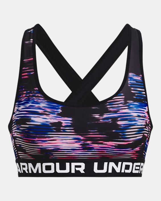 Under Armour Women's Armour® Mid Crossback Printed Sports Bra. 11