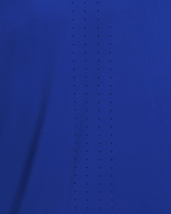 男士UA Iso-Chill Laser Heat短袖T恤 in Blue image number 5