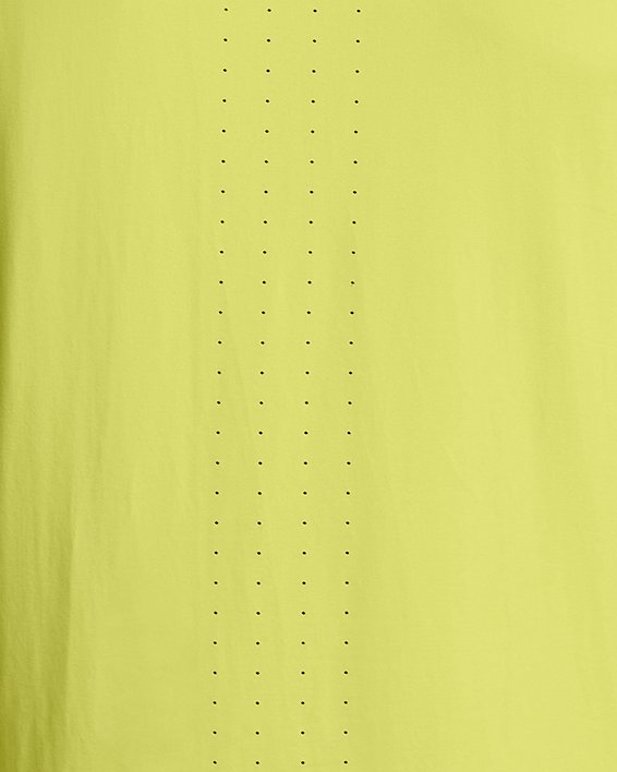 Men's UA Launch Elite Graphic Short Sleeve, Yellow, pdpMainDesktop image number 5