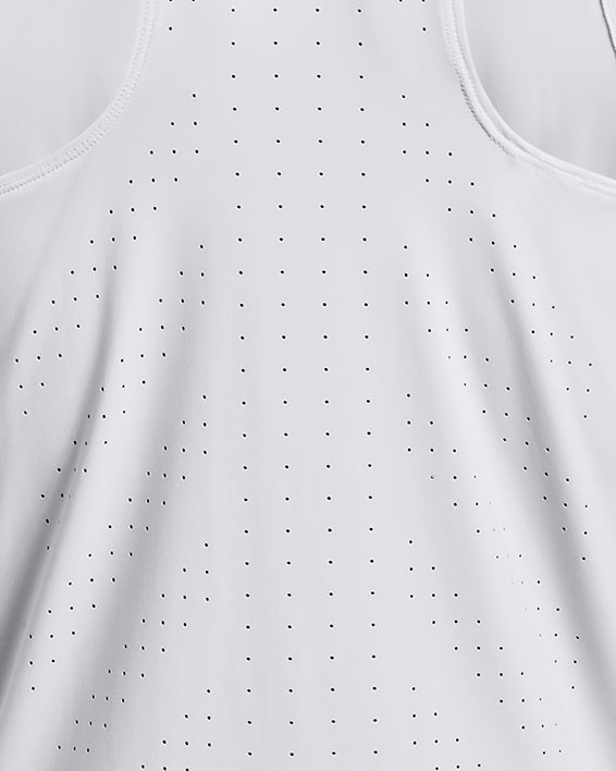 เสื้อกล้าม UA Iso-Chill Laser สำหรับผู้ชาย in White image number 6