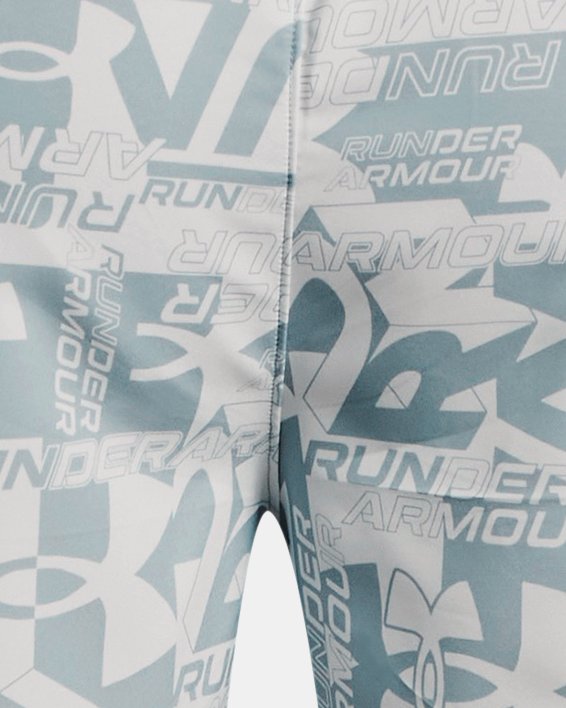 Men's UA Launch 5'' Printed Shorts in Gray image number 7