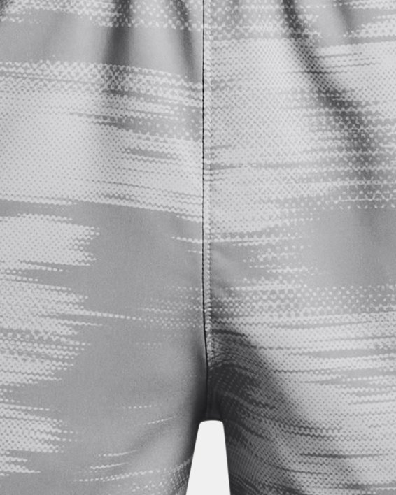 กางเกงขาสั้น UA Launch 5'' Printed สำหรับผู้ชาย in Gray image number 6