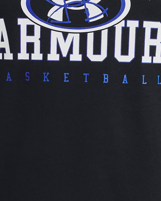 เสื้อแขนสั้น UA Basketball Lock Up สำหรับเด็กผู้ชาย image number 0