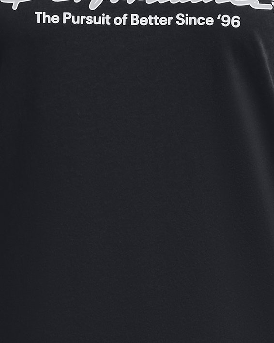 Women's UA Vintage Performance Short Sleeve, Black, pdpMainDesktop image number 4