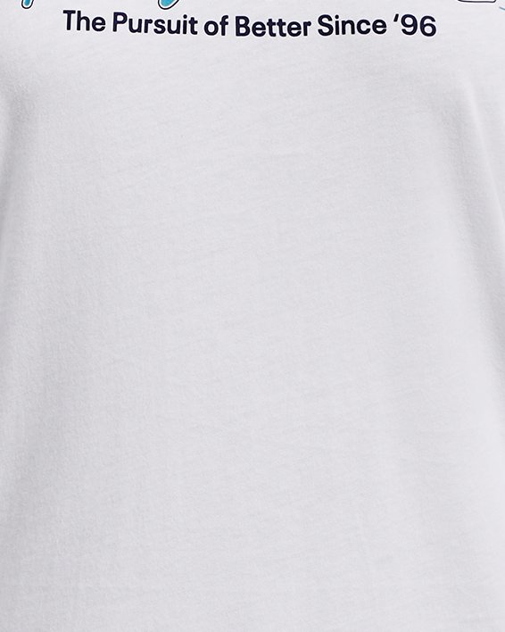 女士UA Vintage Performance短袖T恤 in White image number 4