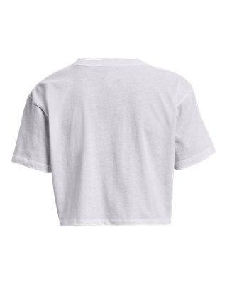 Under Armour Women's UA Branded Logo Crop Short Sleeve. 6