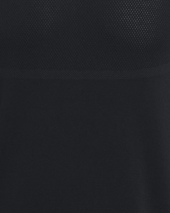 เสื้อแขนสั้น UA RUSH™ Seamless Legacy สำหรับผู้ชาย in Black image number 4