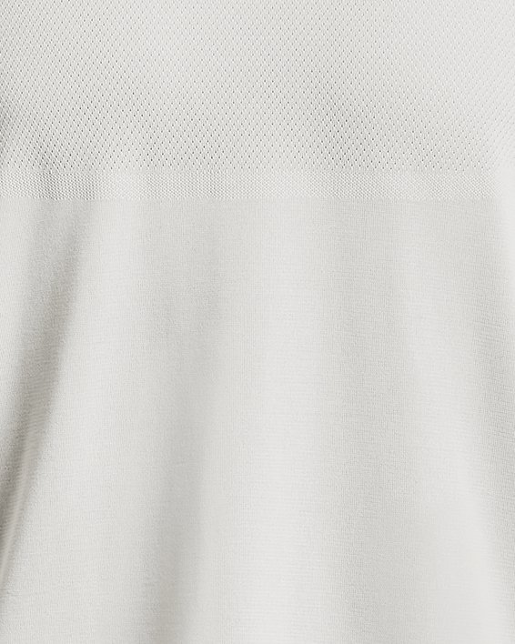 Herenshirt UA RUSH™ Seamless Legacy met korte mouwen, White, pdpMainDesktop image number 4