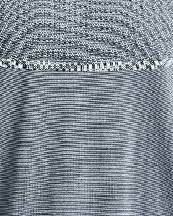 Men's UA Vanish Elite Seamless Short Sleeve, Blue, pdpMainDesktop image number 7