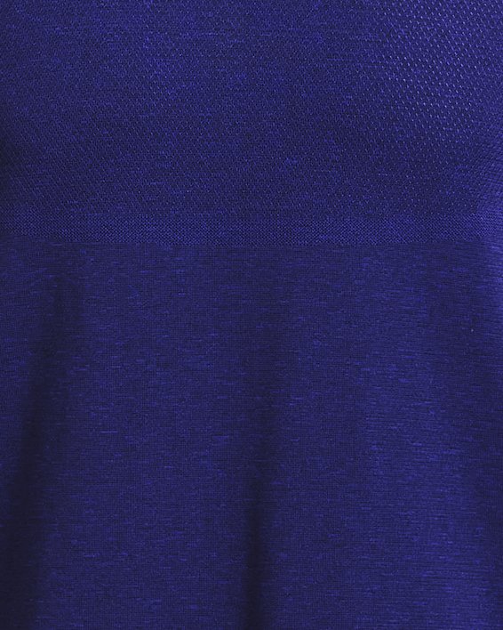 Men's UA Vanish Elite Seamless Short Sleeve in Blue image number 8