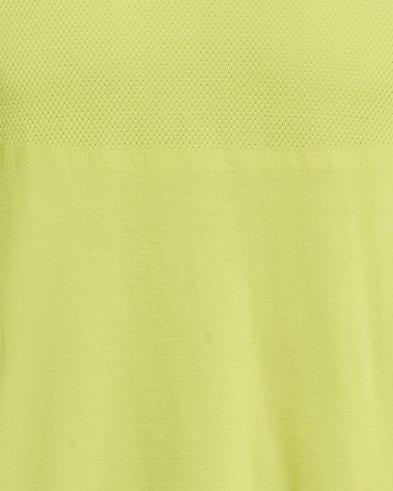 Men's UA Vanish Elite Seamless Short Sleeve, Yellow, pdpMainDesktop image number 4