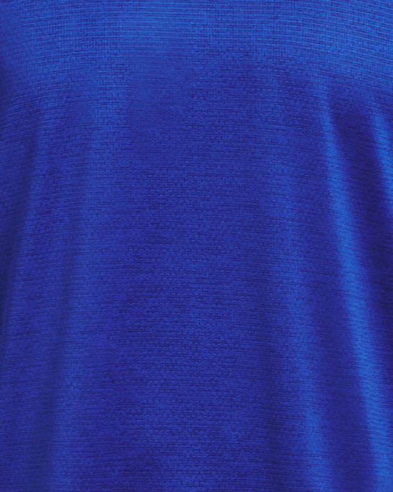 Men's UA Tech™ Vent Short Sleeve in Blue image number 4