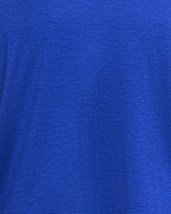 男士UA Tech™ Vent短袖T恤 in Blue image number 4