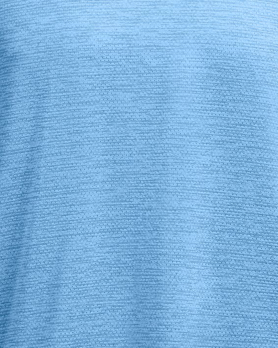 男士UA Tech™ Vent短袖T恤 in Blue image number 3