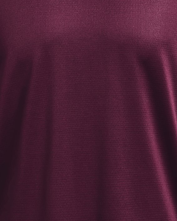男士UA Tech™ Vent短袖T恤 in Purple image number 5