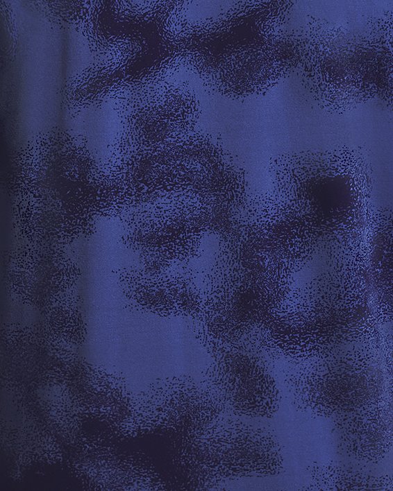 Men's UA RUSH™ Energy Print Short Sleeve in Blue image number 5