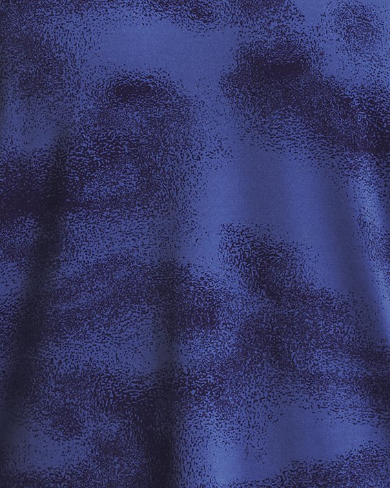 Men's UA RUSH™ Energy Print Short Sleeve in Blue image number 4