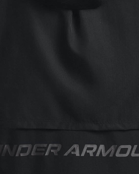 Men's UA Launch Hooded Jacket in Black image number 11