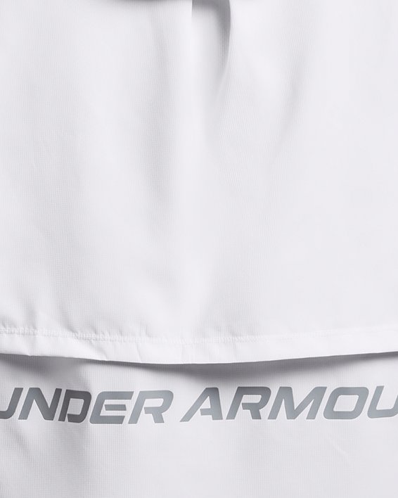 Men's UA Launch Hooded Jacket, White, pdpMainDesktop image number 6