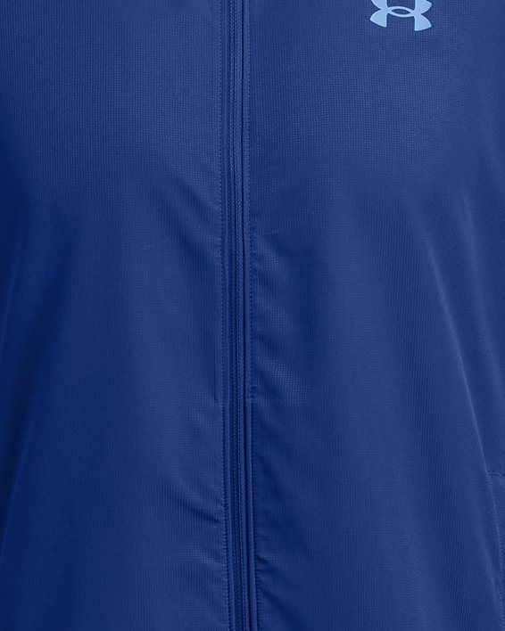 Men's UA Launch Jacket, Blue, pdpMainDesktop image number 3